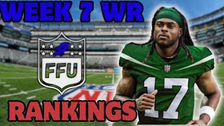 Week 7 Fantasy Football Top 48 WR Rankings [upl. by Ybab]