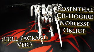 Rosenthal CRHogire Noblesse Oblige Full Package Ver  Timelapse Build Kotobukiya  Armored Core [upl. by Nnalorac745]