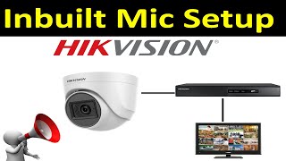 Hikvision Inbuit MIC camera Configuration and Initial setup  Hikvision audio camera [upl. by Luo]