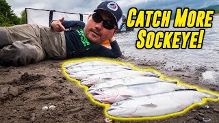 How To CATCH Columbia River SOCKEYE Salmon BANK FISHING [upl. by Tirrag60]