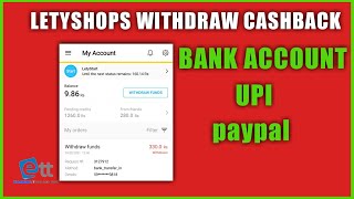 How to withdraw Money from LETYSHOPS  letyshop payment proof  withdraw Money [upl. by Birck682]