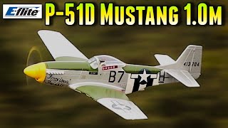 EFlite P51D Mustang 10m BNF Basic with AS3X and SAFE Select  Model AV8R Announcement amp Review [upl. by Sherman]