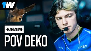 IEM Road to Rio Highlights  POV Deko  1WIN CSGO [upl. by Ettesoj296]