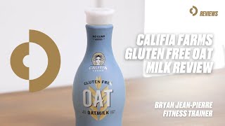 Califia Farms Gluten Free Oat Milk Review with Former NFL Player Bryan JeanPierre [upl. by Saffier]