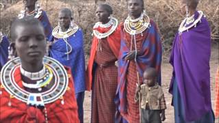 Masai Traditional Dance Tanzania Serengeti [upl. by Acillegna]