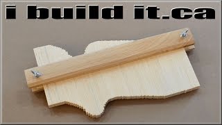 Making A Wooden Contour Gauge [upl. by Hameerak967]