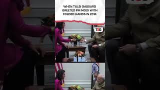 watch  When US Intel Chief Tulsi Gabbard Meets PM Modi in 2014 [upl. by Elsa]