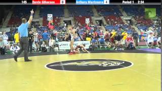 145 Darrin Gilkerson vs Anthony Mantonona [upl. by Ettelohcin]