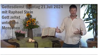 Gottesdienst vom 21Juli 2024 mit Raphael und Alexandra Stein aus Gran Canaria [upl. by Eynttirb]