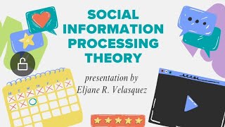 Social Information Processing Theory by Eljane R Velasquez from BSN 13 [upl. by Rives]