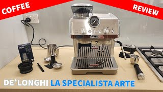 Delonghi La Specialista Arte Review  Best manual expresso machine [upl. by Diao]