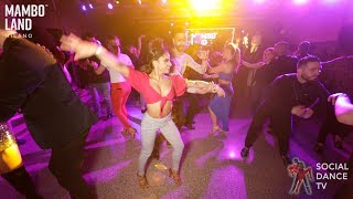 Panagiotis Aglamisis amp Princess Serrano  Salsa Social Dancing  Mamboland Milano 2019 [upl. by Laurent]