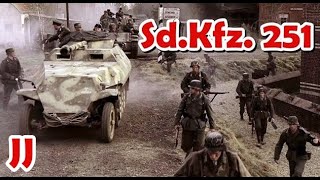 SdKfz 251 German HalfTrack  In The Movies [upl. by Ackerley]