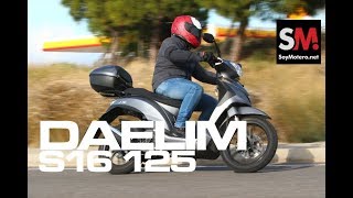 Prueba Daelim S16 125 FI 2018 FULLHD [upl. by Palecek]