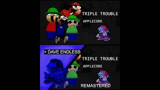 FNF  Applecore Triple Trouble Applecore Gang Mashup OG  Remastered [upl. by Herzig17]