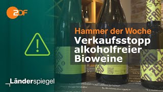 Verkaufsstopp alkoholfreier Bioweine  Hammer der Woche vom 100224  ZDF [upl. by Aikal297]