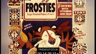 GH001 Kelloggs Frosties Free BMX Stickers Tony The Tiger 1984 [upl. by Shirah]