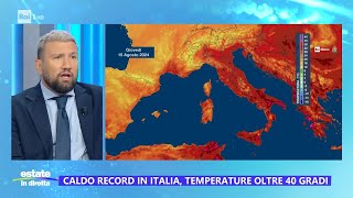 Caldo record in Italia le previsioni per ferragosto  Estate in diretta 13082024 [upl. by Bekki548]