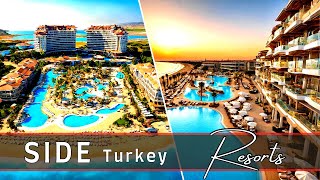 Top 10 BEST All Inclusive Hotels amp Resorts in SIDE Turkey [upl. by Adnov]