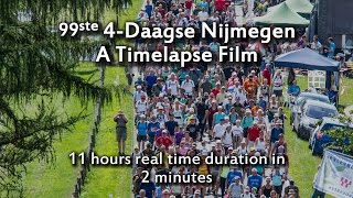 4Daagse Nijmegen  A Timelapse Film 4K [upl. by Eidnim]