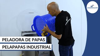 Máquina Peladora de Papas Industrial CSM20 y Pelapapas MSM20 [upl. by Oeht]