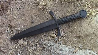 Cold Steel Medieval Training Dagger Full Review [upl. by Reteid]