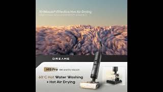 Hot water wash amp Hot air drying  Dreame H13 Pro [upl. by Mattheus836]