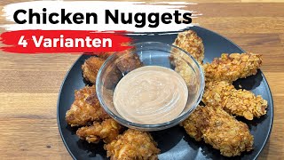 Chicken Nuggets im KnusperTest 🍗 Cornflakes Panko Frittieren vs Heißluftfritteuse [upl. by Elyssa240]