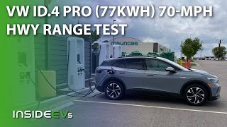 Volkswagen ID4 Pro RWD Highway 70MPH Range Test [upl. by Ihculo]