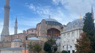 Istanbul Turkey Basilica cisternAutumn empireamazing Topkapi palacesofiya [upl. by French207]