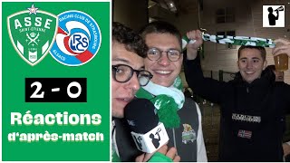 SAINTETIENNE  STRASBOURG ASSERCSA 20  REACTIONS DAPRESMATCH MICRO SOP [upl. by Ateuqal541]