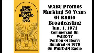 WABC RADIO PROMO MARKING STATION’S 50TH JAN 1 1971 [upl. by Nodnek951]