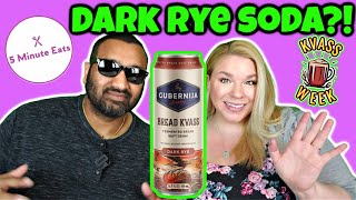 Gubernija Brewery Bread Kvass Dark Rye Review [upl. by Morice193]