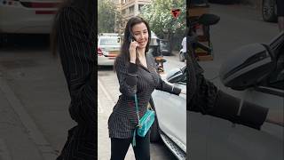 Georgia Andriani spotted at Outside Cafe in Bandra [upl. by Michaele]