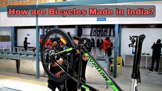 How are Bicycles Made  Electric Bicycle Factory Tour  Made in India [upl. by Linet]