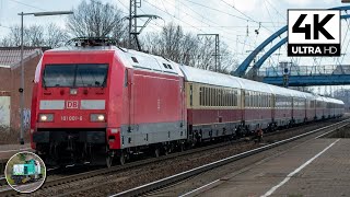 DB MUSEUM 101 WITH RHEINGOLD DB Museum 101 001 with AKE Rheingold passes through Salzbergen [upl. by Dasha]