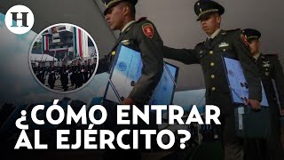 Heroico Colegio Militar Estos son los requisitos para entrar y el sueldo que tendrías al egresar [upl. by Ecirpac926]