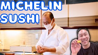 BEST SUSHI in Japan 2star Michelin Sukiyabashi Jiro Roppongi Hills Food Review [upl. by Kuska]