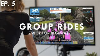 Group Rides on Zwift  All You Need To Know  Zwift For Beginners Ep 5 [upl. by Branden]