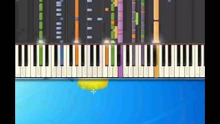 Cade La Pioggia Negramaro amp Jovanotti Piano tutorial by Synthesia [upl. by Ayinat]