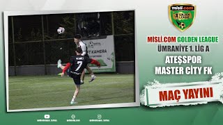 Mislicom Golden League  UMRANIYE 1 LIG A  ATEŞSPOR  MASTER CİTY FK  9 Hafta [upl. by Relyuhcs958]