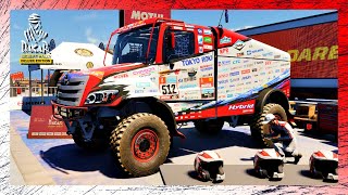 【Dakar Desert Rally】HINO 600 Hybrid [upl. by Steffane]