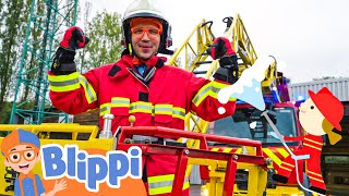 Blippis Fire Truck Joyride Extravaganza  BLIPPI  Kids TV Shows  Cartoons For Kids  Fun Anime [upl. by Thorfinn]