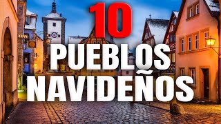 10 PUEBLOS NAVIDEÑOS mas HERMOSOS del MUNDO ✈️ [upl. by Johnette]