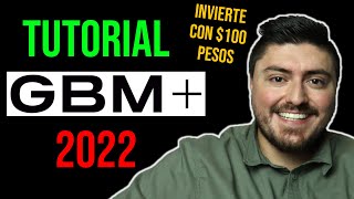 Tutorial GBM 2023 Invierte en la bolsa de valores con 100 pesos [upl. by Dinnage]