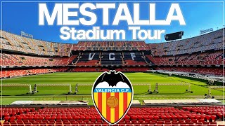 Valencia CF MESTALLA Stadium Tour ⎜Visita al Estadio del Valencia🇪🇸 [upl. by Anerat]