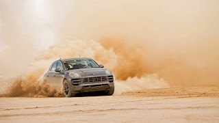 Testing the new Porsche Macan in the desert [upl. by Camus]