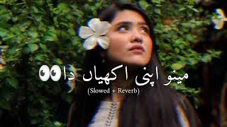 Mainu Apni Akhiyan Da Chan Tara Lagna Saraiki Song Slowed Reverb v720P lofi slowed saraikisong [upl. by Troth]