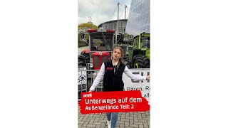 Unterwegs auf dem Außengelände Teil 1  Agritechnica mit Anouk 19 [upl. by Sivaj471]