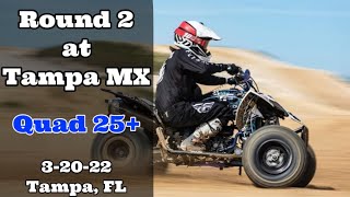 Quad 25 at Tampa MX with Matt Sarmiento amp William Webb [upl. by Eilyr]